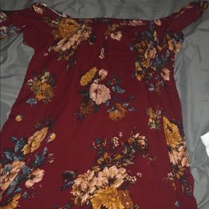 Off the shoulder dress